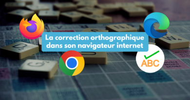 La correction orthographique dans son navigateur internet