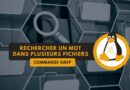 tuto grep linux rechercher mot plusieurs fichiers