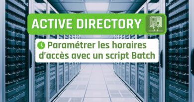 Active Directory Paramétrer les horaires d’accès des utilisateurs avec un script Batch