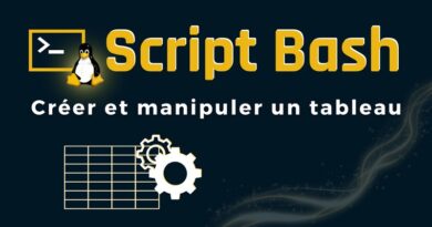 Script Bash - Créer et manipuler un tableau