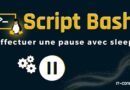 Script Bash - effectuer une pause avec la commande sleep