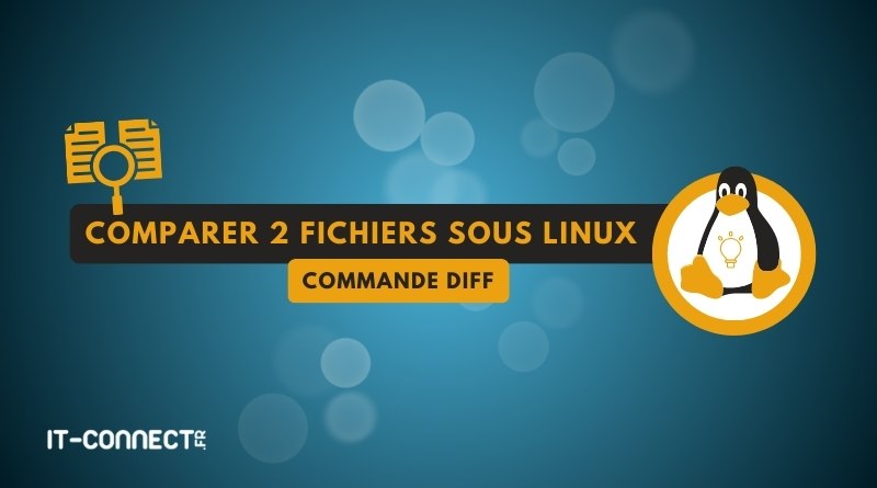 tuto linux comparer des fichiers avec diff