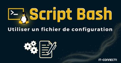 Script Bash - Utiliser un fichier de configuration