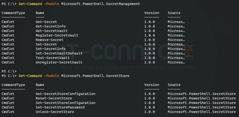 powershell credential manager