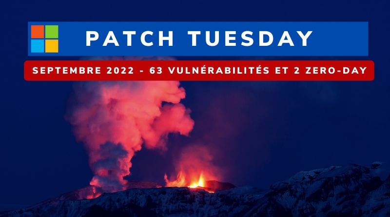 Microsoft Patch Tuesday Septembre 2022