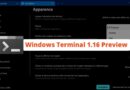 Windows Terminal 1.16 Preview