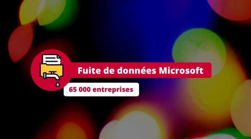 Fuite de données Microsoft - Octobre 2022