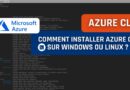 Tutoriel installation Azure CLI Windows Linux