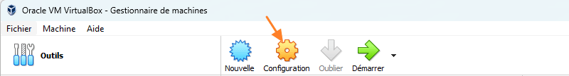 VirtualBox - Configuration de la VM