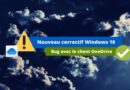 Windows 10 KB5020953 - Correctif Bug OneDrive