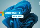 Windows 11 - KB5018427
