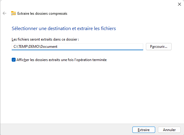 Extraire le contenu d'un DOCX