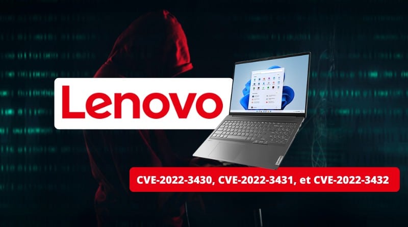 Lenovo - CVE-2022-3430, CVE-2022-3431, et CVE-2022-3432