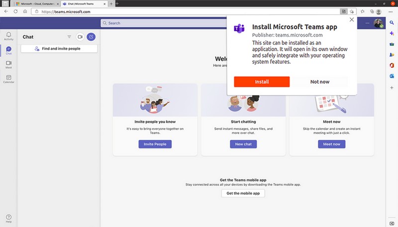 Microsoft Teams - PWA Linux