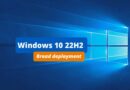 Windows 10 22H2 - Déploiement à grande échelle