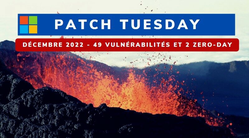 Microsoft Patch Tuesday Décembre 2022