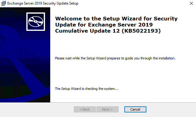 Exchange Server 2019 CU12 - Correctif janvier 2023