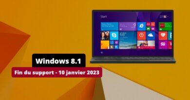 Fin du support Windows 8.1