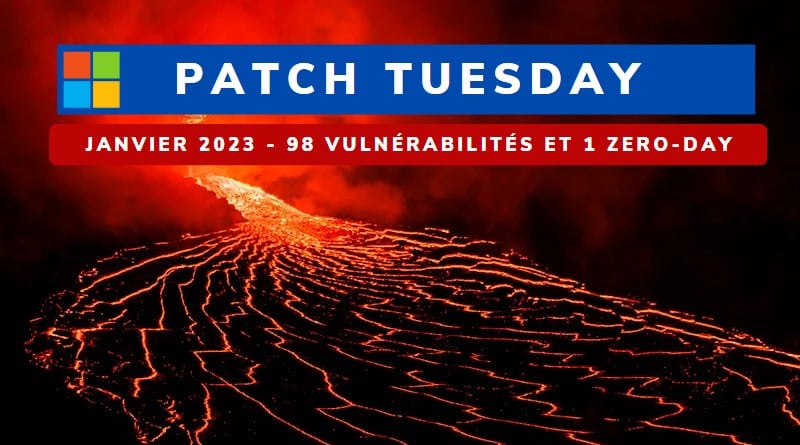 Microsoft Patch Tuesday Janvier 2023