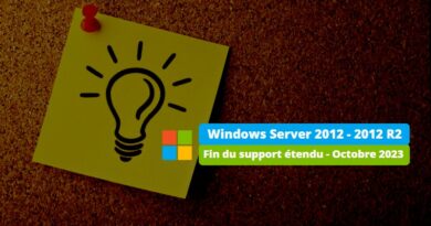 Windows Server 2012 - 2012 R2 - Fin support octobre 2023