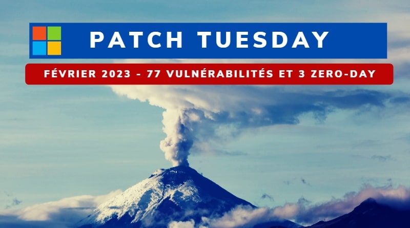 Microsoft Patch Tuesday Février 2023