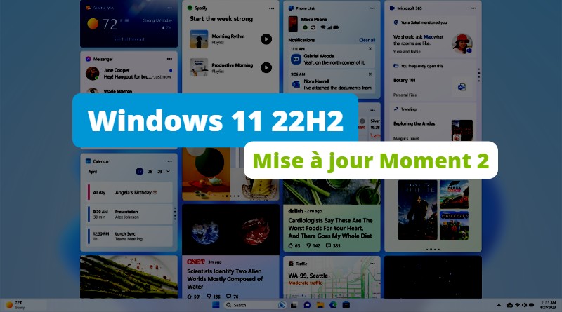 Windows 11 22H2 Moment 2 - Nouveautés