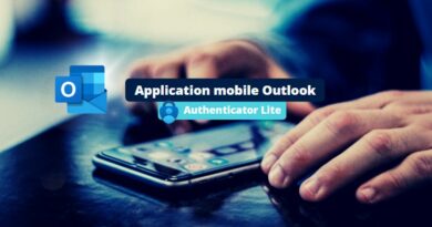 Application mobile Outlook - Authenticator Lite