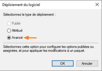 Déployer un MSI avec un MST - Etape 2