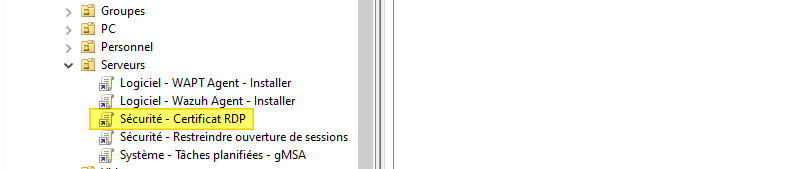 ADCS - GPO - Certificat RDP - 4