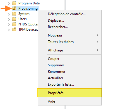 MDT - Intégrer ordinateur au domaine Active Directory - Déléguer droits - 1