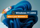 Windows 11 22H2 - Mise à jour Moment 3