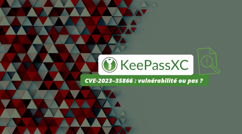 KeePassXC CVE-2023–35866