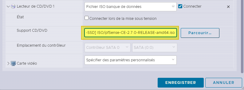 PfSense - Charger ISO version 2.7.0