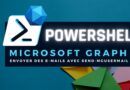 PowerShell envoyer e-mail Microsoft Graph API