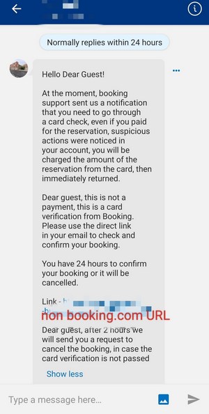 Le site Booking.com et la faille de sécurité de sa messagerie interne