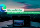 Microsoft Edge Une capture écran des pages pour enrichir historique