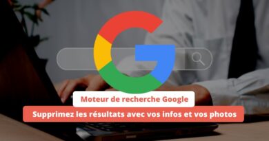 Moteur de recherche Google - Results about you - Aout 2023