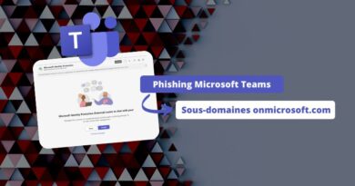 Phishing Microsoft Teams Sous-domaines onmicrosoft.com