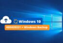 Windows 10 KB5029331 Windows Backup