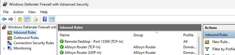 VM Azure - Changer port RDP - Règle pare-feu Windows (vérification)