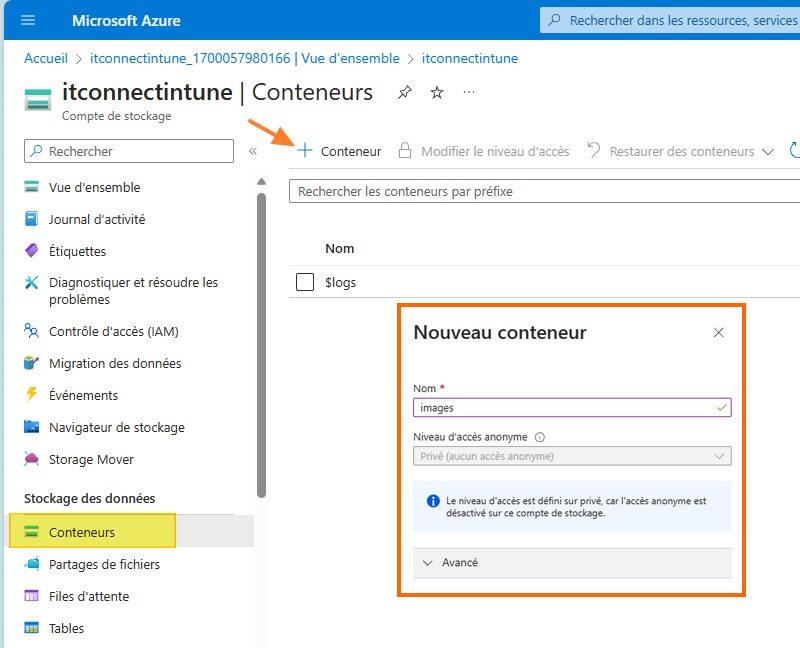 Intune - Azure Blob Storage - Image - 4