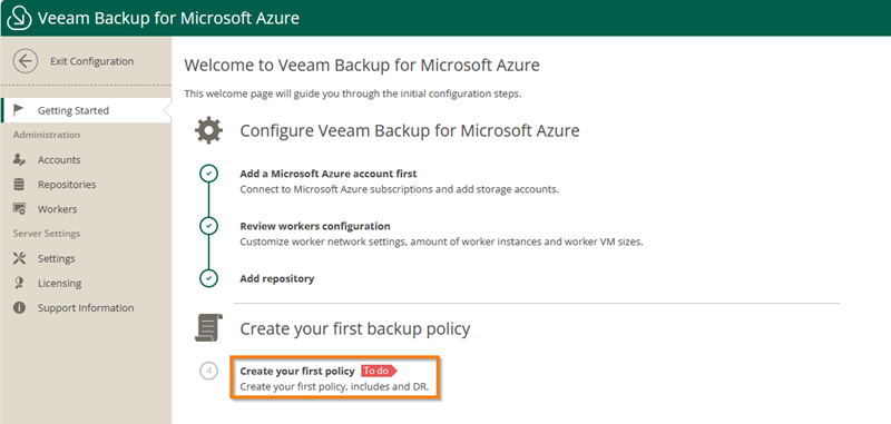 Sauvegarder une VM Azure avec Veeam Backup for Azure