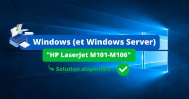 Bug imprimante HP Windows - Solution de Microsoft