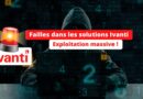 Alerte sécurité Ivanti Connect Secure janvier 2024