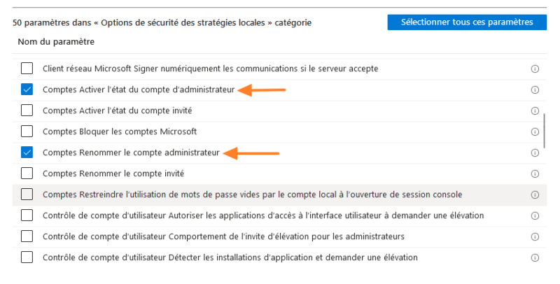 Intune - Gérer compte administrateur local - Etape 4