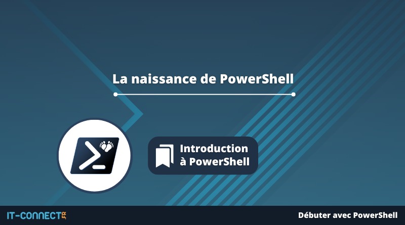 La naissance de PowerShell