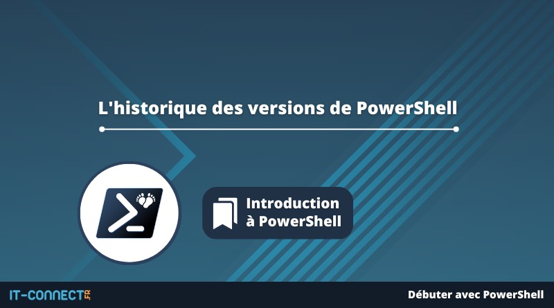 L'historique des versions de PowerShell