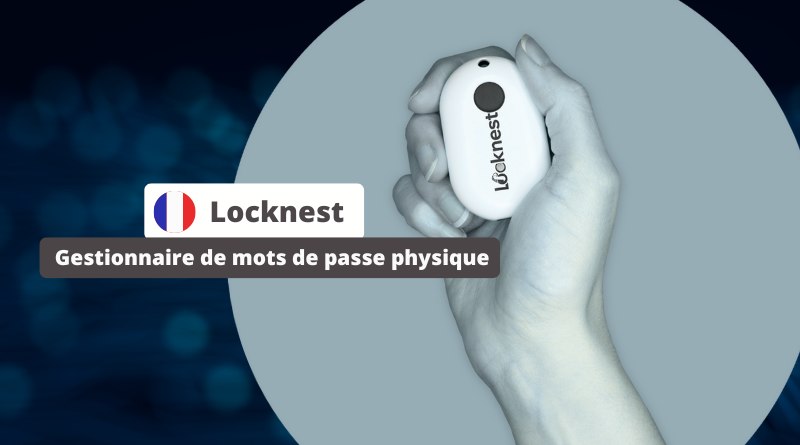 Locknest Gestionnaire de mots de passe physique