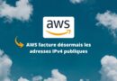 AWS - Facturation adresses ipv4 publiques 2024