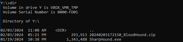 Archive ZIP produite par SharpHound contenant les données collectées.